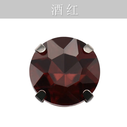 10mm Four-corner Gem Flower Claw Drill with Bottom Support Hand Stitched Drill Clothing Accessories Footwear Accessories