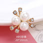 Korean Hair Accessories Female Bride Headdress White Rhinestone Pearl Flowers New Three Pearl Hand Bouquet Diy Hair Accessories Material Spring Pearl Hair Accessories