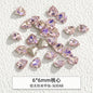 Korean Style Cute Design Tiny Crystal Nail Art Aurora Pink Color Diy Ornament Rhinestones