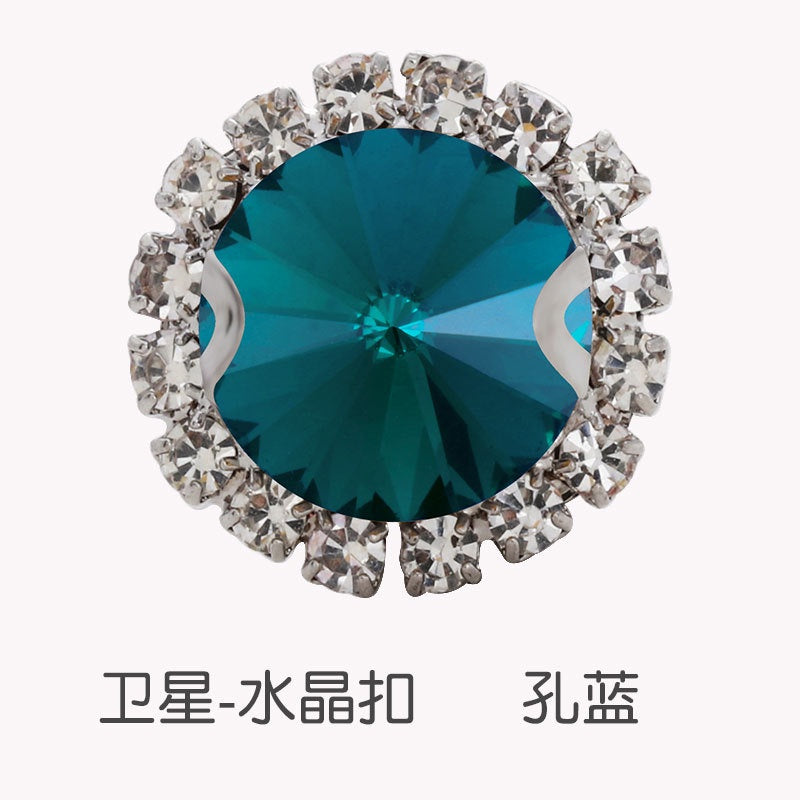 16mm Crystal Buckle Siege Crystal Diy Jewelry Clothing Accessories Handmade Accessories Materials