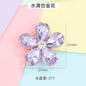 Hole Shoes Accessories Diy Pearl Flowers Crystal White Diamond Shoes Buckle Decorative Buckle Accessories Hole Shoes Cross Chain Garden Shoes of Shoes Flower