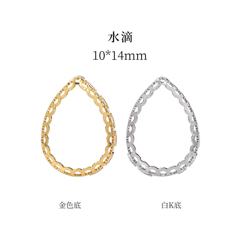 Loose Nest Claw Copper Base Support Hand Stitched Clothes Bag Shoes Pendant Metal Accessories Diy Accessories Materials