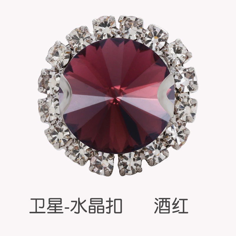 16mm Crystal Buckle Siege Crystal Diy Jewelry Clothing Accessories Handmade Accessories Materials