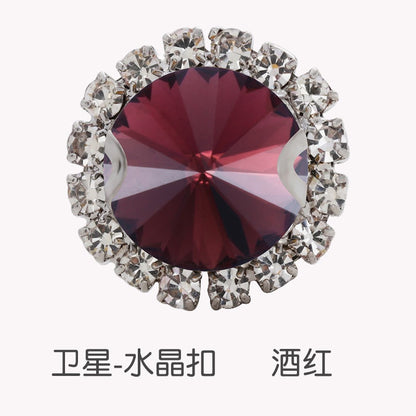 16mm Crystal Buckle Siege Crystal Diy Jewelry Clothing Accessories Handmade Accessories Materials