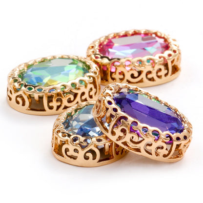 13*18mm Bird's Nest Claw Drill Unusual Rhinestones Diy Jewelry Accessories Thickened Copper Claw Hand Stitched Drill Clothing Luggage Accessories