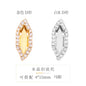 10PCS Crystal Buckle Gold Empty Bracket Glass Crystal Enclosing Edge Copper Claw Diy Accessories Clothing Accessories Shoe Materials