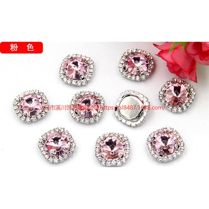 16mm Crystal Buckle Siege Crystal Diy Jewelry Clothing Accessories Handmade Accessories Materials