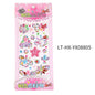 Rhinestone Stickers Children's Cartoon Flower Three-dimensional Stickers Diamond Love Butterfly Rhinestone Stickers Holiday Handmade Creative Mobile Phone Case DIY Decoration