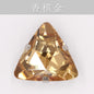 20pcs 18mm Triangle Hand Stitched Drill Glass Crystal Claw Drill Diy Wedding Dress Dress Shoe Size Accessories Material