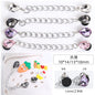 Crocs Chain Diy Accessories Stainless Steel Four Corner Claw Drill Chain Style Garden Shoes Shoe Buckle Decorative Buckle Accessories