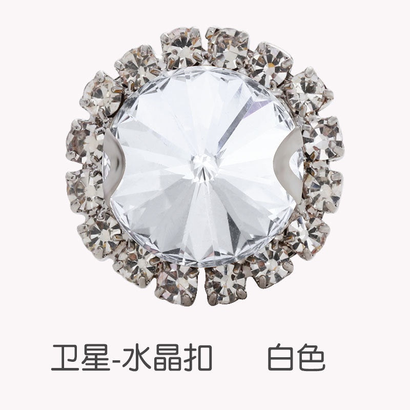 16mm Crystal Buckle Siege Crystal Diy Jewelry Clothing Accessories Handmade Accessories Materials