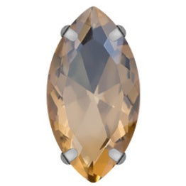 4*8/5*10mm Navette Shape Crystal Rhinestone with Silver Claw Clothing Accessories Rhinestones