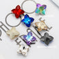 Special-shaped Rhinestone 10pcs Four-leaf Clover High Top Shiny High-grade Rhinestone Diy Ornament Accessories Pointed Bottom Drill Nail Nail Stickers Drill Phone Case Materials