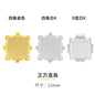 Four-corner claw drilling bracket, rhinestone bottom bracket, hand-sewn material, clothes, bags, shoes, DIY accessories.