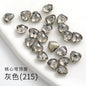 Fancy Heart Shape Pink Rose Shiny Ctystal DIY Jewelry Nail Art Cute Rhinestone