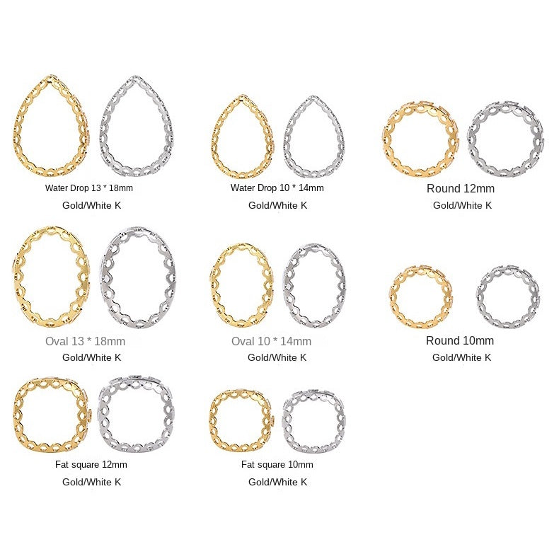 Loose Nest Claw Copper Base Support Hand Stitched Clothes Bag Shoes Pendant Metal Accessories Diy Accessories Materials