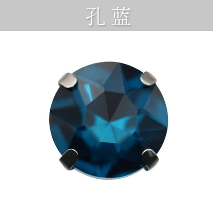 10mm Four-corner Gem Flower Claw Drill with Bottom Support Hand Stitched Drill Clothing Accessories Footwear Accessories