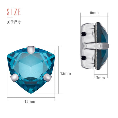 7mm 10pcs Fat Triangle Claw Drill Hand Stitched Glass Drill Crystal Drill Diy Clothing Wedding Accessories Clothing Accessories