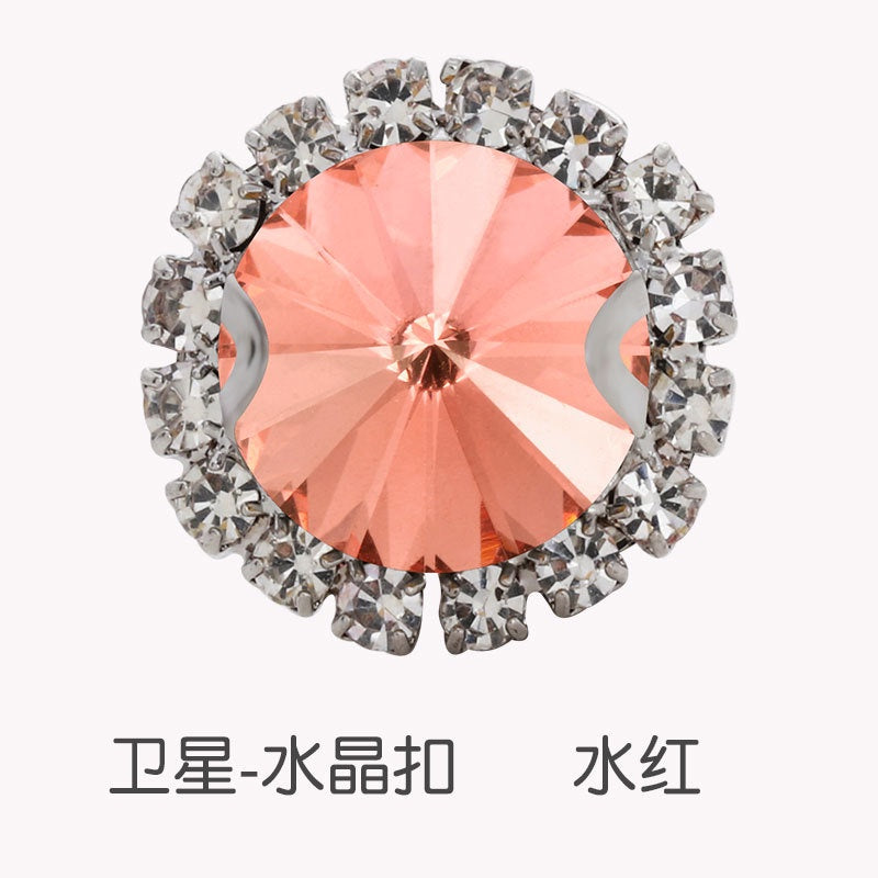16mm Crystal Buckle Siege Crystal Diy Jewelry Clothing Accessories Handmade Accessories Materials