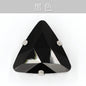 20pcs 18mm Triangle Hand Stitched Drill Glass Crystal Claw Drill Diy Wedding Dress Dress Shoe Size Accessories Material