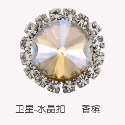 16mm Crystal Buckle Siege Crystal Diy Jewelry Clothing Accessories Handmade Accessories Materials