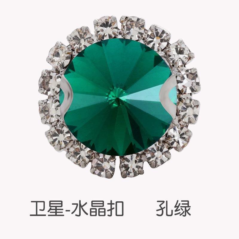 16mm Crystal Buckle Siege Crystal Diy Jewelry Clothing Accessories Handmade Accessories Materials
