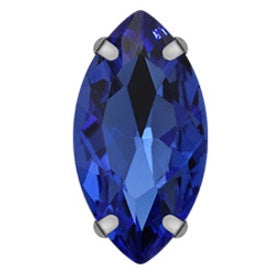 4*8/5*10mm Navette Shape Crystal Rhinestone with Silver Claw Clothing Accessories Rhinestones