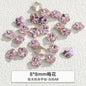 Korean Style Cute Design Tiny Crystal Nail Art Aurora Pink Color Diy Ornament Rhinestones
