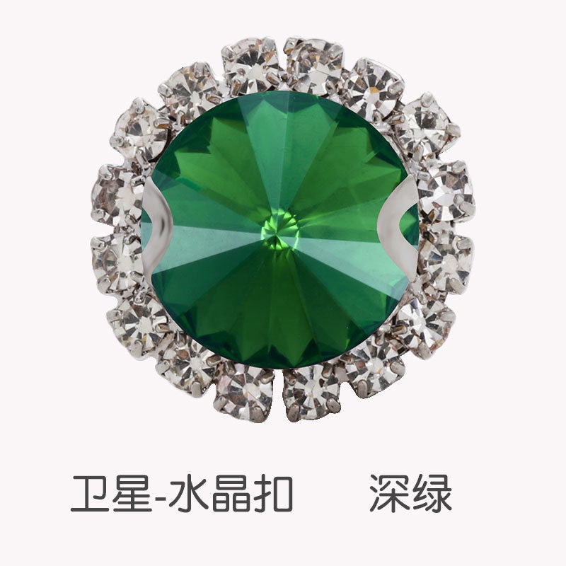 16mm Crystal Buckle Siege Crystal Diy Jewelry Clothing Accessories Handmade Accessories Materials