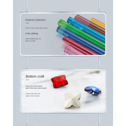 Special-shaped Rhinestone Four-leaf Clover High Top Drill Shiny High-grade Rhinestone Diy Ornament Accessories Pointed Bottom Drill Nail Nail Stickers Drill Phone Case Materials