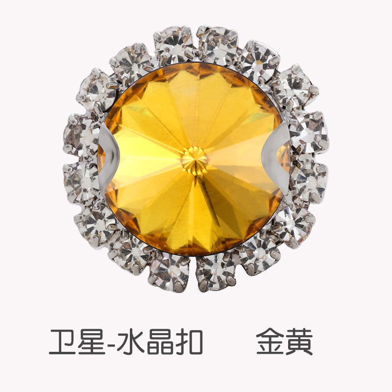 16mm Crystal Buckle Siege Crystal Diy Jewelry Clothing Accessories Handmade Accessories Materials