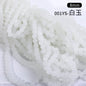 8mm Glass Crystal Imitation Jadeite Round Beads DIY Handmade Bracelet Chain Chain Bead Jewelry Material Accessories Wholesale