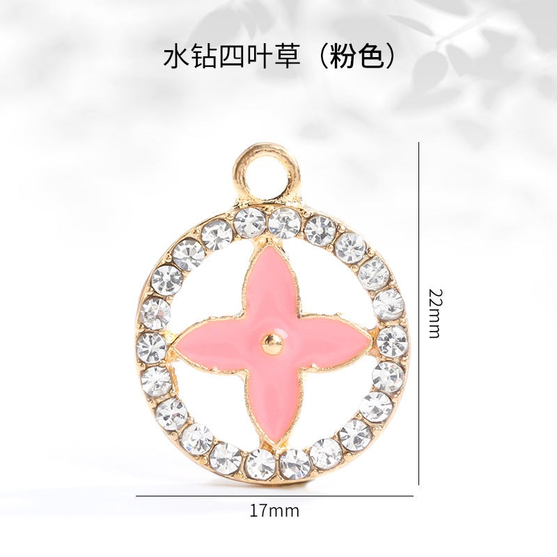 Hole Shoes Accessories Diy Pearl Flowers Crystal White Diamond Shoes Buckle Decorative Buckle Accessories Hole Shoes Cross Chain Garden Shoes of Shoes Flower