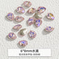 Korean Style Cute Design Tiny Crystal Nail Art Aurora Pink Color Diy Ornament Rhinestones