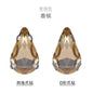 Sharp Water Drop Glass Claw Drill with Hole Hand Stitched Drill Diy Clothing Wedding Dress Handmade Material Jewelry Accessories Water Drop Type