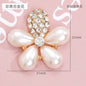 Hole Shoes Accessories Diy Pearl Flowers Crystal White Diamond Shoes Buckle Decorative Buckle Accessories Hole Shoes Cross Chain Garden Shoes of Shoes Flower