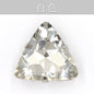 20pcs 18mm Triangle Hand Stitched Drill Glass Crystal Claw Drill Diy Wedding Dress Dress Shoe Size Accessories Material