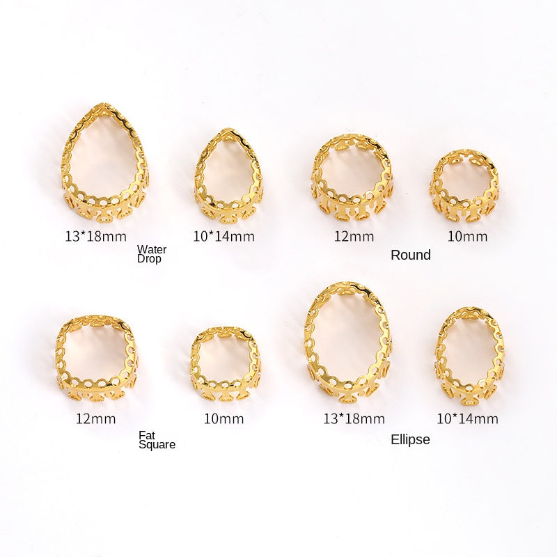 Loose Nest Claw Copper Base Support Hand Stitched Clothes Bag Shoes Pendant Metal Accessories Diy Accessories Materials
