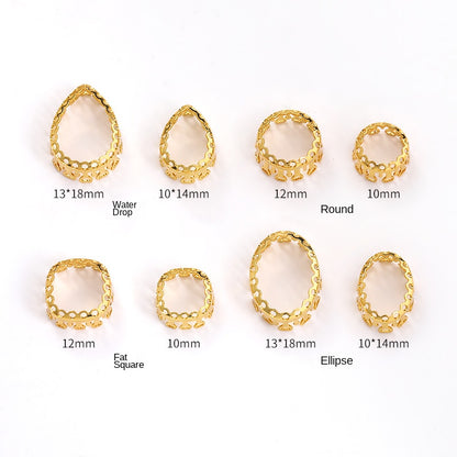Loose Nest Claw Copper Base Support Hand Stitched Clothes Bag Shoes Pendant Metal Accessories Diy Accessories Materials
