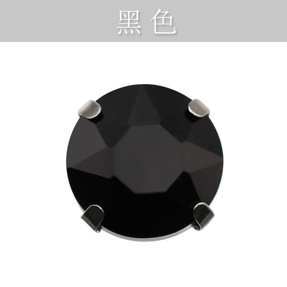 10mm Four-corner Gem Flower Claw Drill with Bottom Support Hand Stitched Drill Clothing Accessories Footwear Accessories
