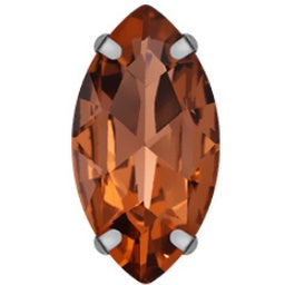 4*8/5*10mm Navette Shape Crystal Rhinestone with Silver Claw Clothing Accessories Rhinestones