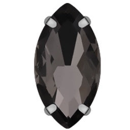 4*8/5*10mm Navette Shape Crystal Rhinestone with Silver Claw Clothing Accessories Rhinestones