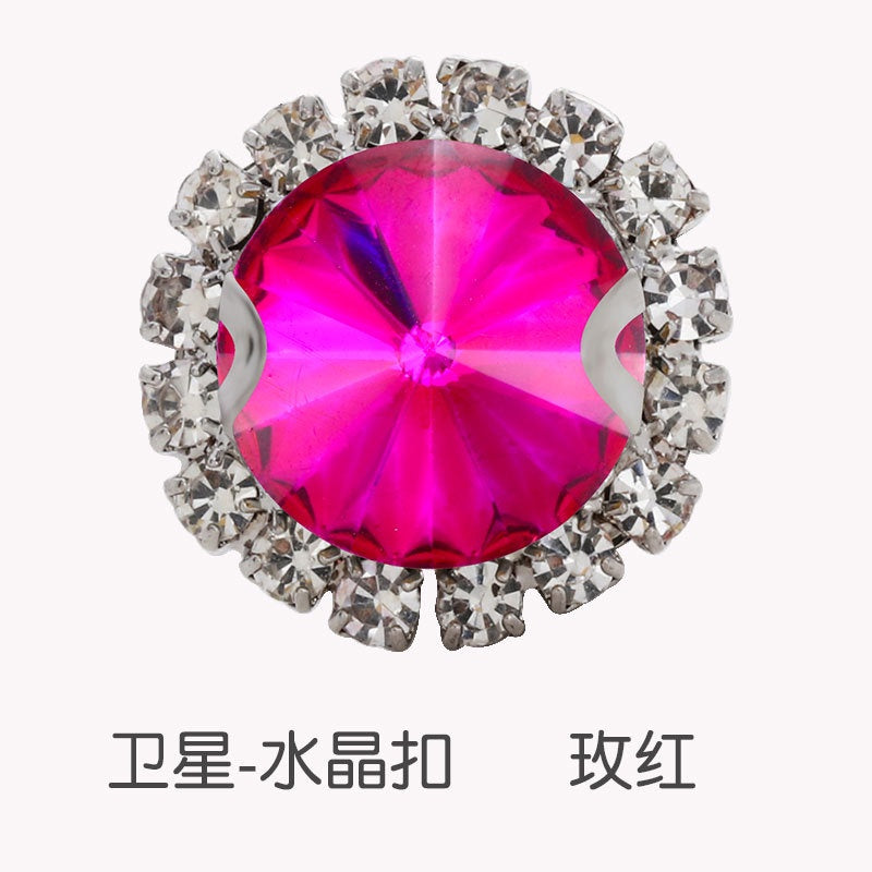 16mm Crystal Buckle Siege Crystal Diy Jewelry Clothing Accessories Handmade Accessories Materials