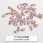 Korean Style Cute Design Tiny Crystal Nail Art Aurora Pink Color Diy Ornament Rhinestones