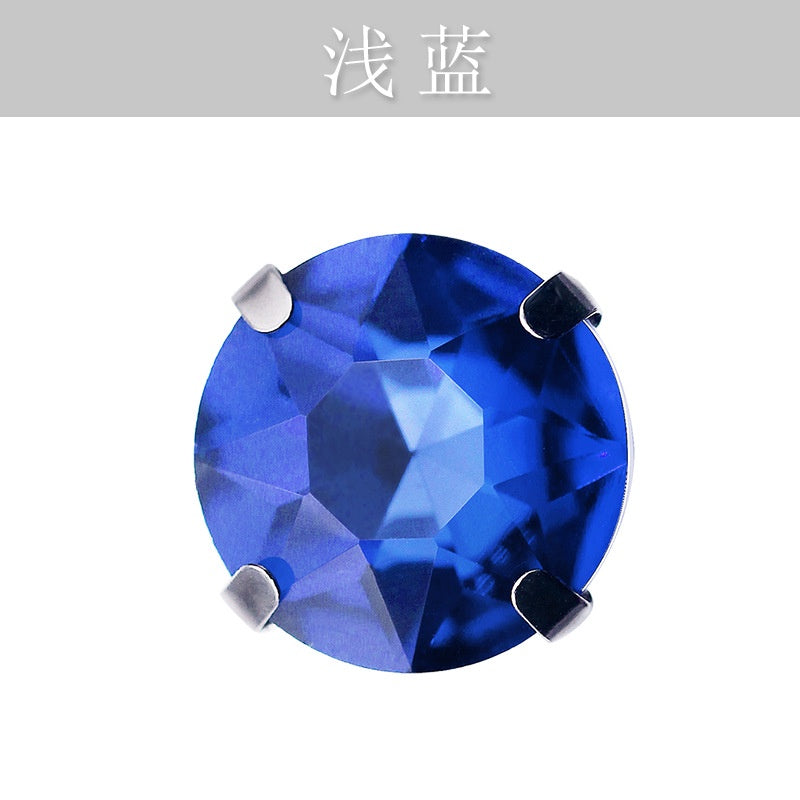 10mm Four-corner Gem Flower Claw Drill with Bottom Support Hand Stitched Drill Clothing Accessories Footwear Accessories