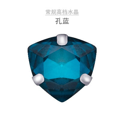 50pcs/40pcs Fat Triangle Claw Drill Hand Stitched Glass Drill Crystal Drill Diy Clothing Wedding Accessories Clothing Accessories