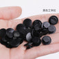 I-word Transparent Hole Sole Buckle Black 12mm Fixed Shoe Buckle Garden Shoes Plastic Shoe Buckle Alphabet Buckle Accessories Buckle