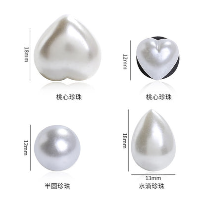 Suitable for Cross Cave Shoes Buckle Diy Pearl Accessories Garden Shoes Flower Removable I-beam Buckle Shoe Buckle Accessories
