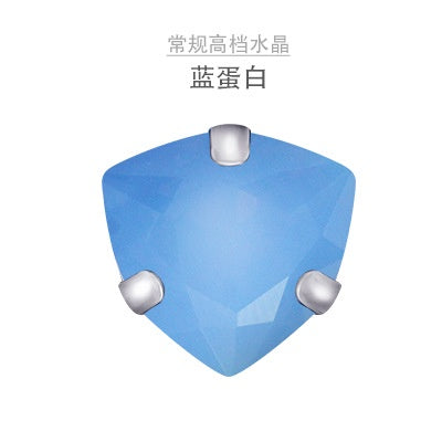 50pcs/40pcs Fat Triangle Claw Drill Hand Stitched Glass Drill Crystal Drill Diy Clothing Wedding Accessories Clothing Accessories