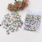 Mix Multiple Shapes of Shiny Colored Crystal Diamond Clothing Embellished with Rhinestone Gold Bottoms for DIY